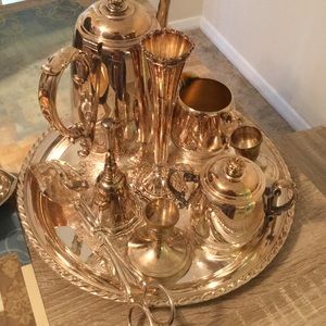 WM. Rogers Sterling Silver Tea Set. 1847